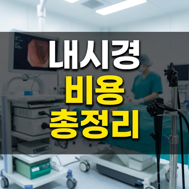 건강검진 필수! 수면 위·대장내시경 비용 비교 및 병원 선택 가이드