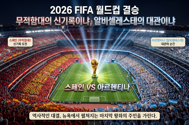 2026 북중미 월드컵 결승 프리뷰, 스페인 vs 아르헨티나