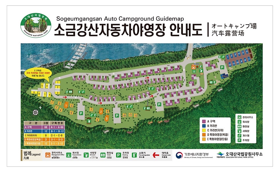 소금강산자동차야영장 사진 4