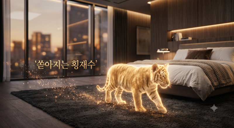 호랑이 나오는 꿈 해몽, 새끼 호랑이가 안방으로 들어왔다면 당장 로또 사세요 (초대박 기운)