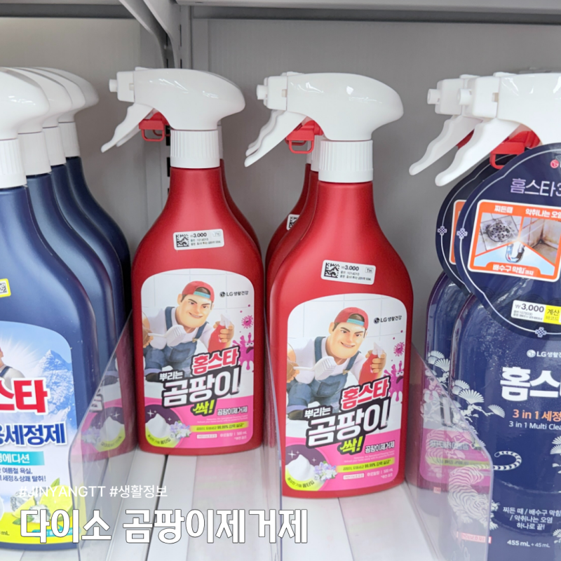 다이소 곰팡이제거제 하나만 고른다면?