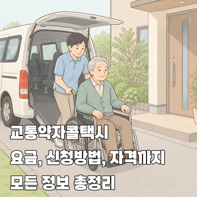 교통약자콜택시 요금, 신청방법, 자격까지 모든 정보 총정리