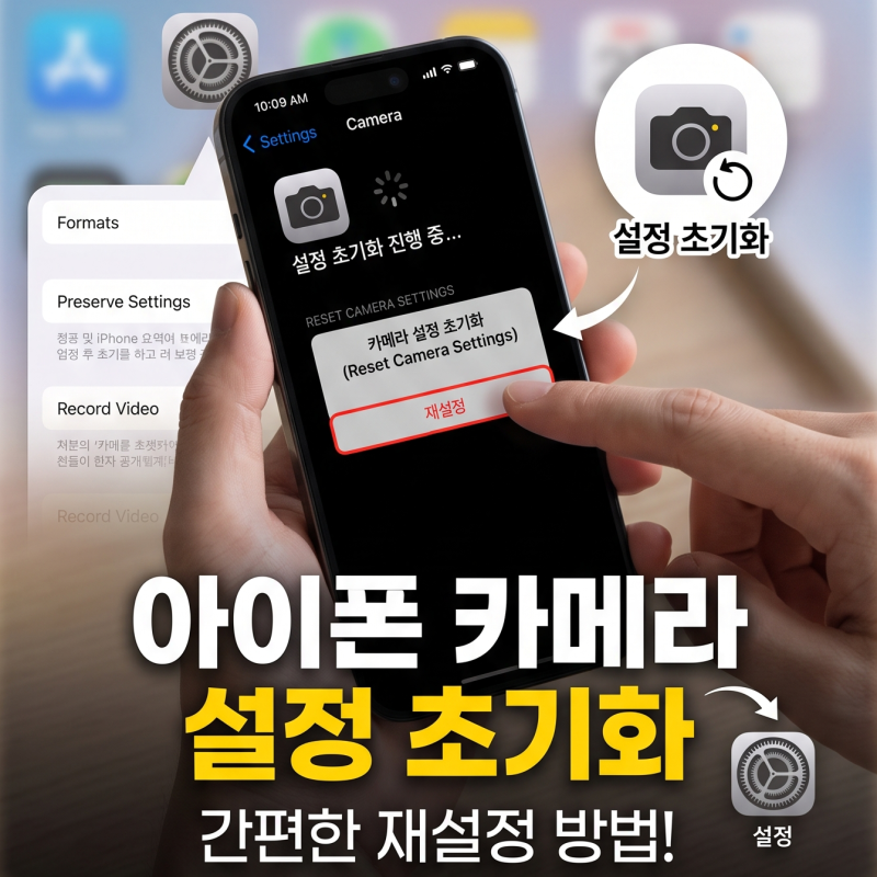 아이폰 카메라 설정 초기화 방법, 매번 바뀌는 촬영 모드 고정하는 법