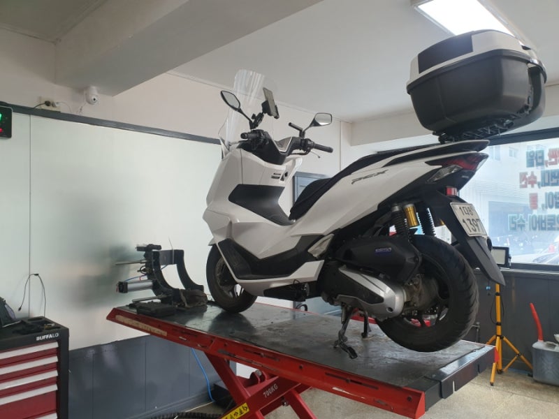 울산 pcx125 엔진오일 미션오일 교체 후기