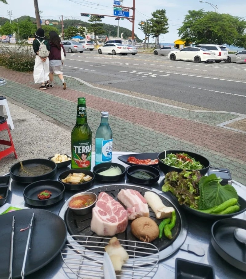 포항 영일대 해수욕장 야장 웨이팅 맛집 술집 포항소금구이