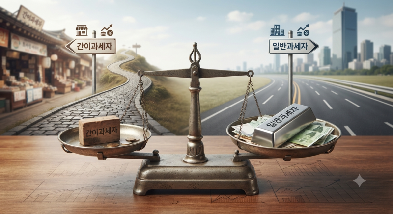 간이과세자와 일반과세자 차이! (+전환·확인·기준까지 쉽게 정리)