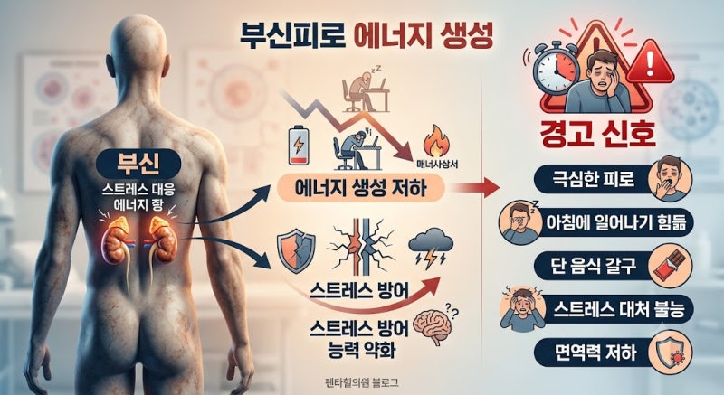 아침에 눈뜨기 힘든 만성 피로, '부신 기능 저하(부신피로)' 원인과 치료법 완벽 가이드