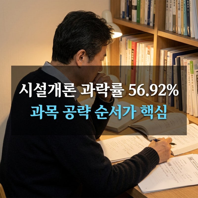 주택관리사 시험 난이도, 1차 과락률과 2차 커트라인 한 번에