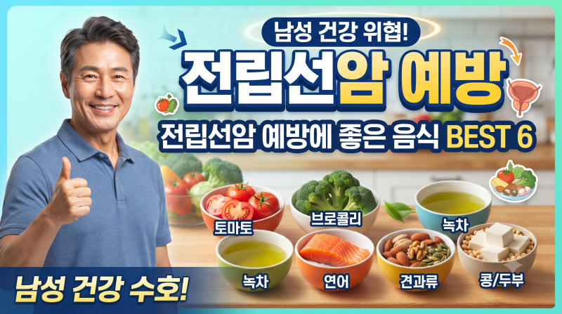 남성 건강 위협하는 전립선암을 예방하는 좋은 음식