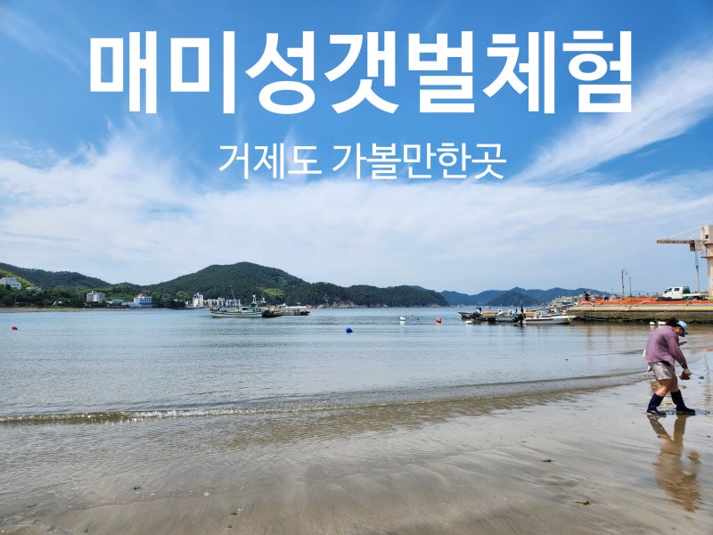 거제도 가족여행 아이와 가볼만한곳 매미성 갯벌체험