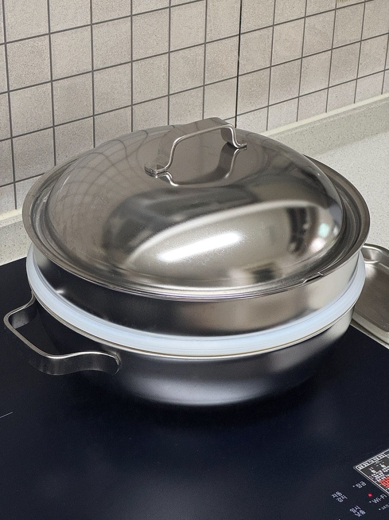 스테니 28cm 파티웍 실사용 후기 | 찜기 추천