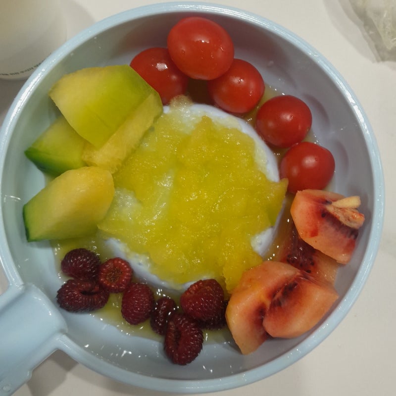 생메론 빙수 만들어먹기