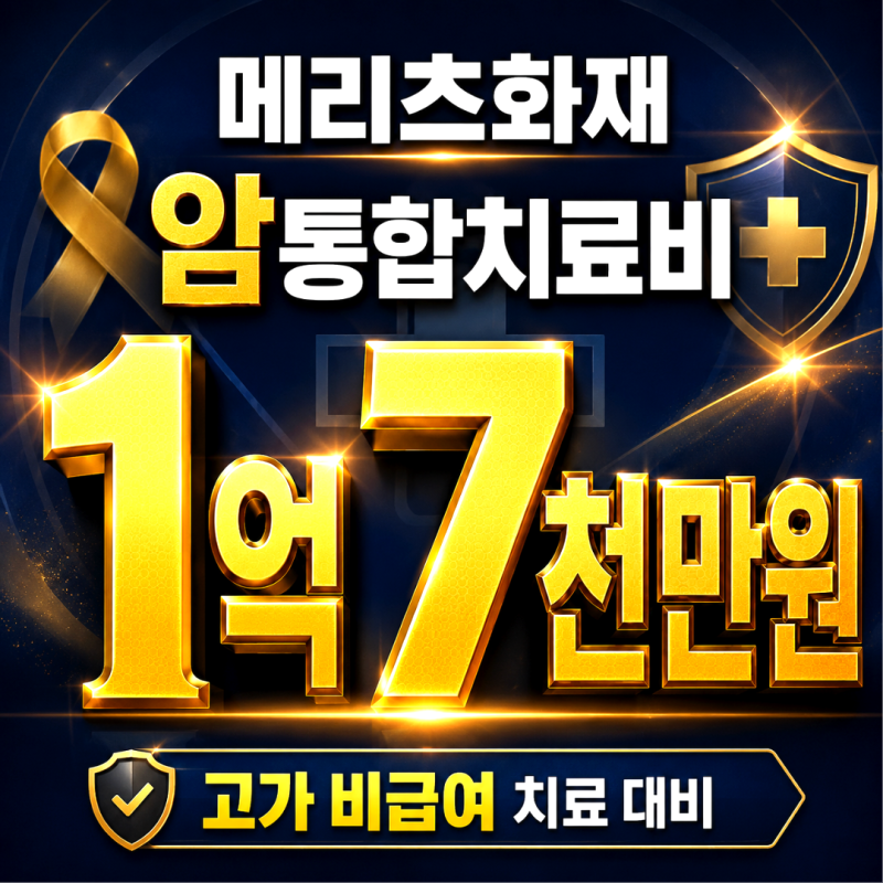 메리츠화재 암통합치료비 암통치 비통치 상담에서 매번 나오는 질문