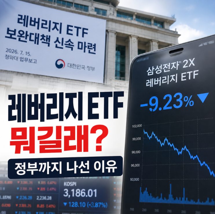 레버리지 <b>ETF란</b>? 결국 정부가 보완 검토에 나선 이유