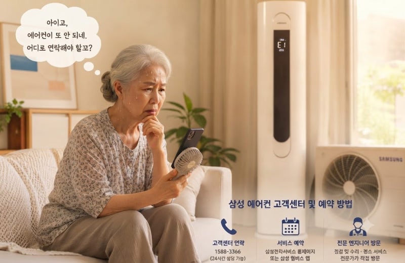 삼성전자 에어컨 AS 고객센터 전화번호 서비스센터 상담원 연결 총정리 https://www.samsungsvc.co.k....
