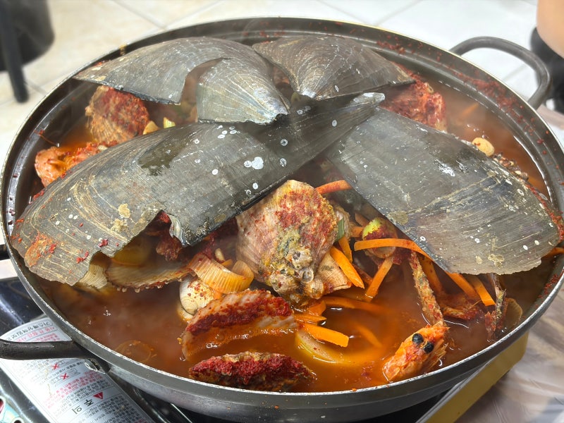[보령] 대천해수욕장 현지인 맛집 먹보네 조개구이 해물탕,칼국수 솔직후기