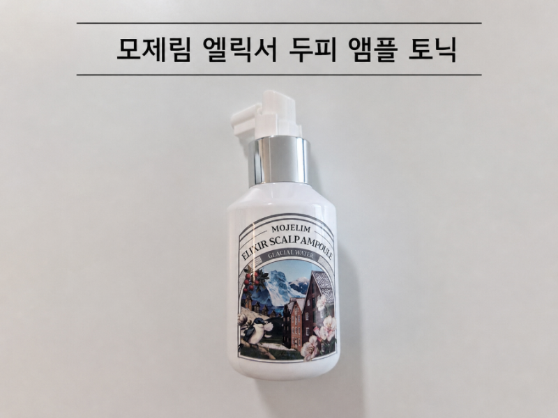 출산 후 머리 빠짐 고민, 모제림 두피 앰플 토닉 사용 후기