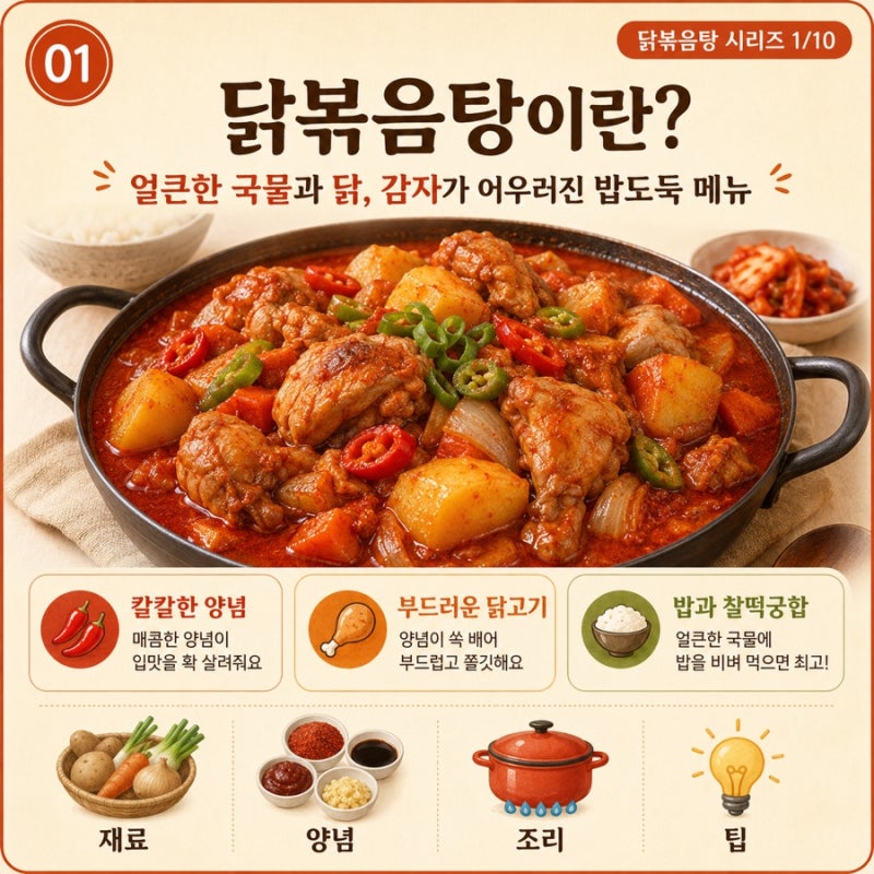 닭볶음탕 레시피 황금비율 | 양념 계량·재료·만드는법 총정리 (초복 얼큰 밥도둑)