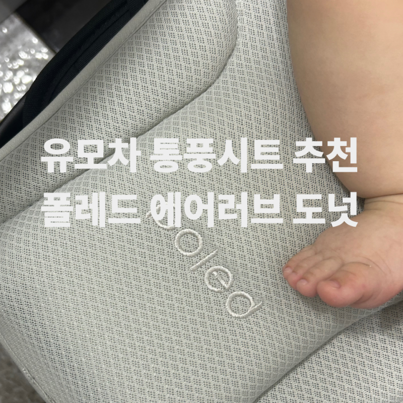 유모차 카시트 통풍시트 추천 폴레드 에어러브5 도넛 한달 사용 후기(설치·세탁 꿀팁)