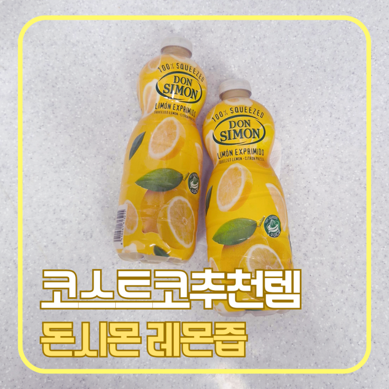 코스트코 추천템ㅣ돈시몬 레몬즙 후기! 솔리몬 대신 정착한 100% 착즙 레몬즙