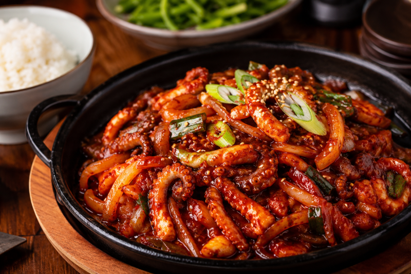 낙지 볶음 레시피 황금레시피! 불맛 가득 매콤한 낙지볶음 만드는 법