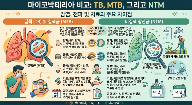 TB/NTM PCR 검사란? 결핵과 비결핵 항산균 완벽 구분법