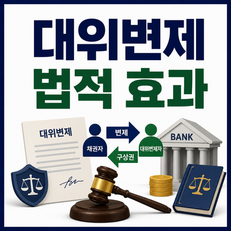 대위변제 뜻과 법적 효과 채무자에게 생기는 영향