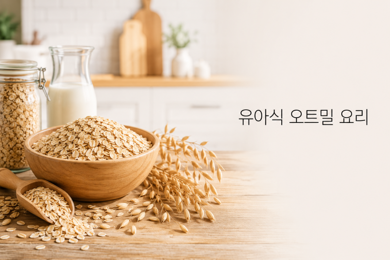 돌아기 두돌아기 유아식 오트밀 요리 추천 5가지 레시피 총정리