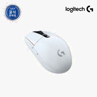로지텍코리아 공식 G304 LIGHTSPEED 게이밍 마우스 화이트 - 무선 연결 성능 및 센서 특징 정보 확....
