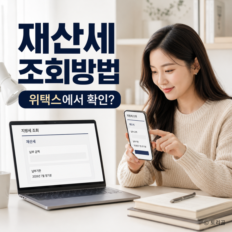 재산세 조회방법, 위택스에서 납부 금액과 고지서 확인하는 법