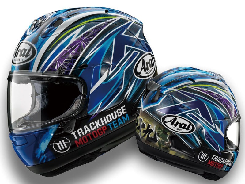 아라이 오구라 모토GP 우승 기념 헬멧 트랙하우스 ARAI RX-7X OGURA TRACKHOUSE