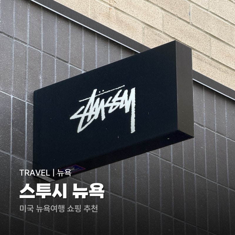 뉴욕 스투시 반팔티 소호 쇼핑 기념품 추천 | 가격, 사이즈 추천, 웨이팅