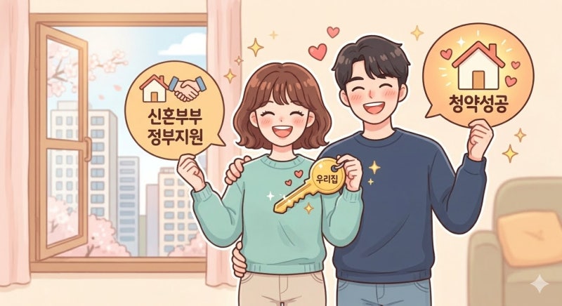 결혼 준비의 시작! 내 집 마련을 위한 신혼부부 정부지원 대출 핵심 조건 가이드