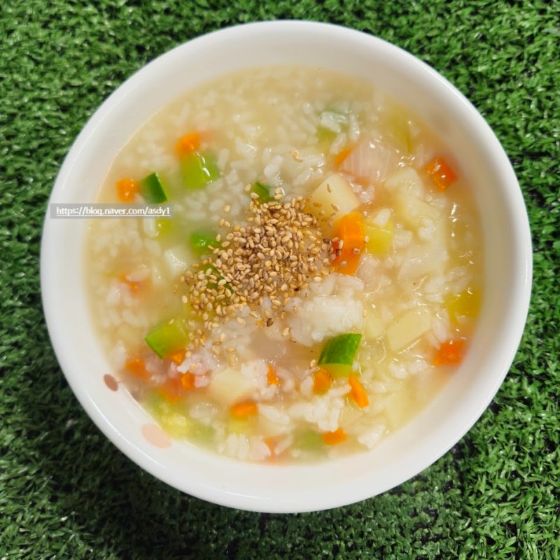 야채죽 만드는법 초간단 황금레시피! 부드럽고 맛있는 끓이는법