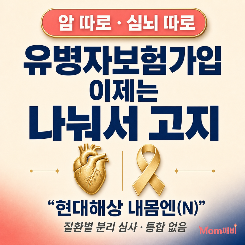 유병자보험가입 추천, 암 따로 심뇌 따로 고지받는 현대해상 내몸엔(N)