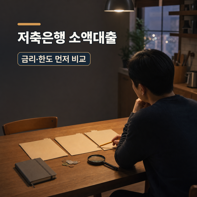 저축은행 소액대출 사상 최대: 급전 이용 전 금리·한도 비교