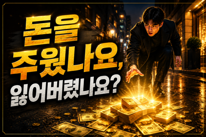 돈꿈 해몽 50가지｜지폐 줍는 꿈·돈다발 받는 꿈·돈 잃어버리는 꿈