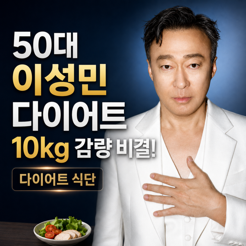 50대 이성민 다이어트 10kg 감량 비결!(다이어트 식단)