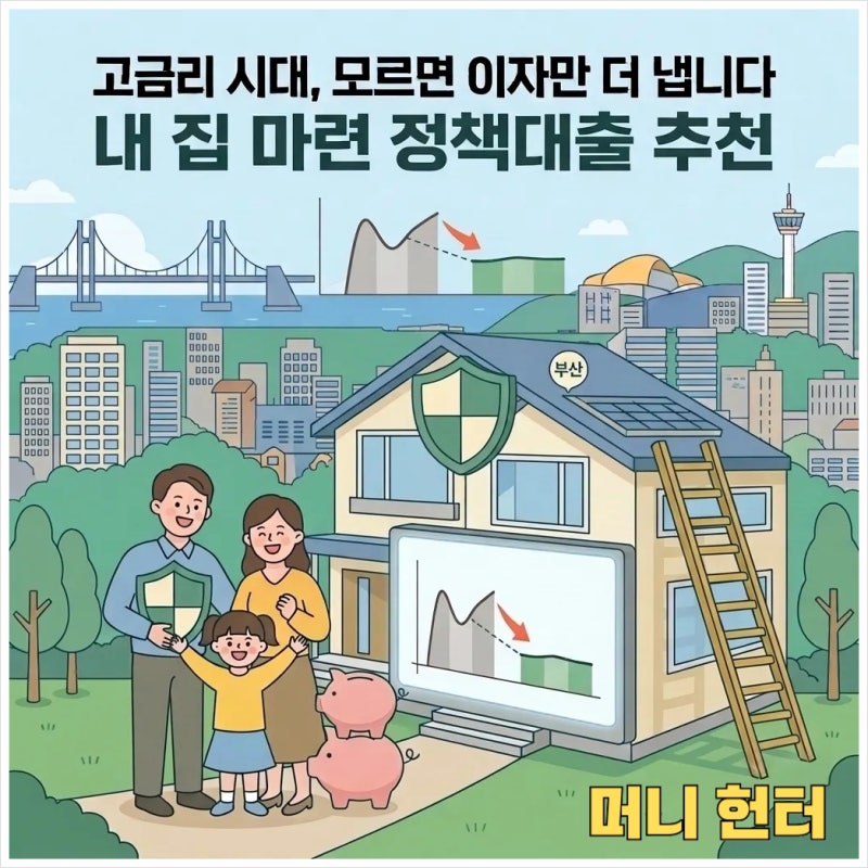 고금리 시대, 모르면 이자만 더 냅니다 내 집 마련 정책대출 추천