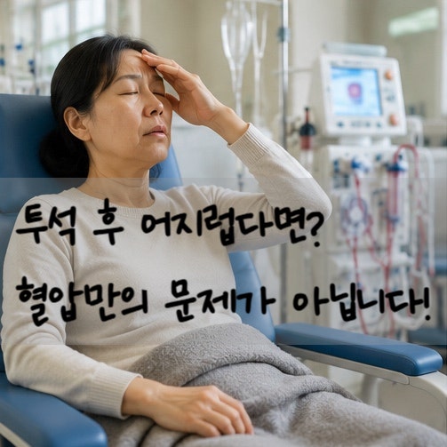 [혈액투석]투석 후 어지럽다면 혈압만의 문제가 아닙니다! | 저혈당도 꼭 확인하세요!