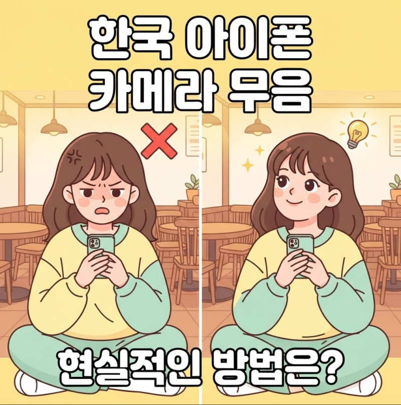 아이폰 카메라 무음 현실적인 방법 총정리 (단축어·라이브포토 직접 확인)
