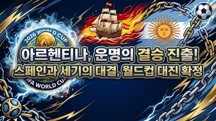 2026 북중미 <b>월드컵 결승</b> 대진표 확정! 아르헨티나 역전극과... 