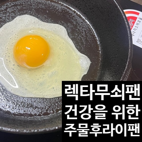 렉타무쇠팬 20cm 미니주물팬으로 시작한 무쇠프라이팬 길들이기