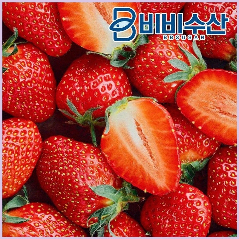 냉동과일 딸기 1kg 대용량 얼린딸기 써본 후 딸기스무디 만들기 꿀팁 공개
