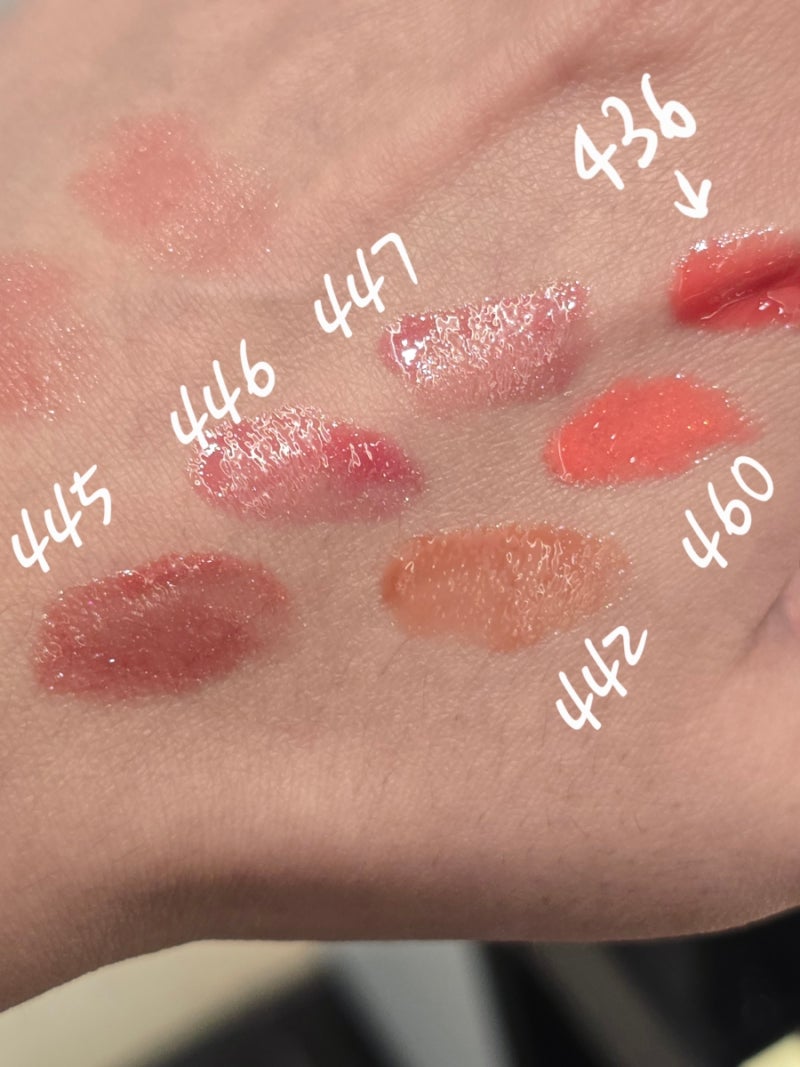 샤넬 루쥬 코코 글로스, 루쥬 코코 플래쉬 비쥬 손등 발색 | 비쥬 넘예던데요?!