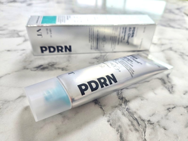 [선크림] 보송, 산뜻한 선크림을 찾는다면! | VT PDRN 브이티 피디알엔 에어 클라우드 선스크린
