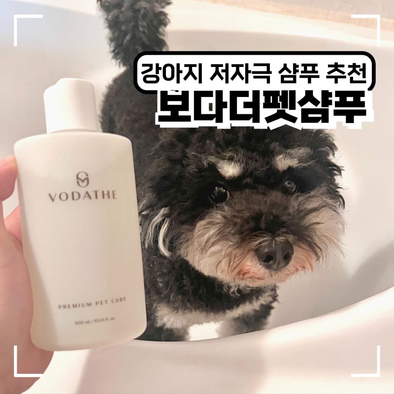 보다더펫샴푸, 강아지샴푸 순한 성분으로 저자극 목욕후기