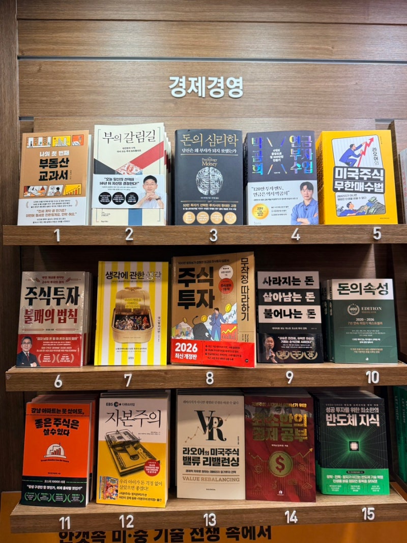 강남역 가볼 만한 곳 교보문고 강남점 무료주차 영업시간 및 2026년 7월 베스트셀러 추천 도서....