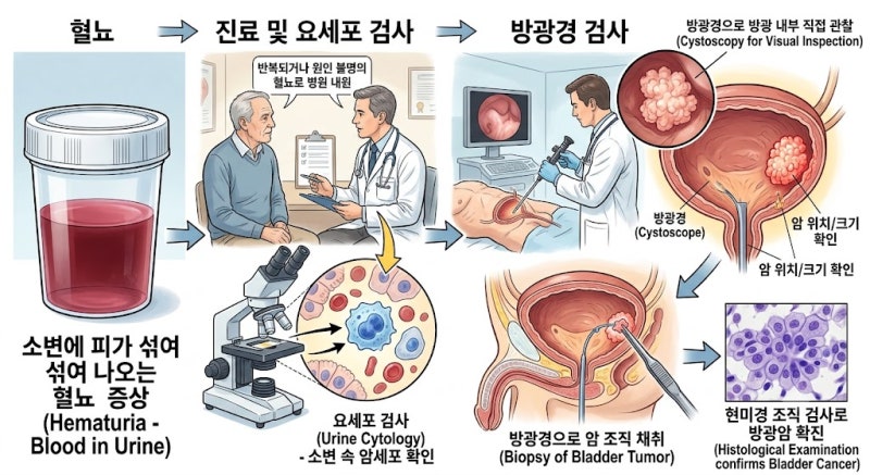 표재성 vs 침윤성 방광암, 치료 방법 차이는?
