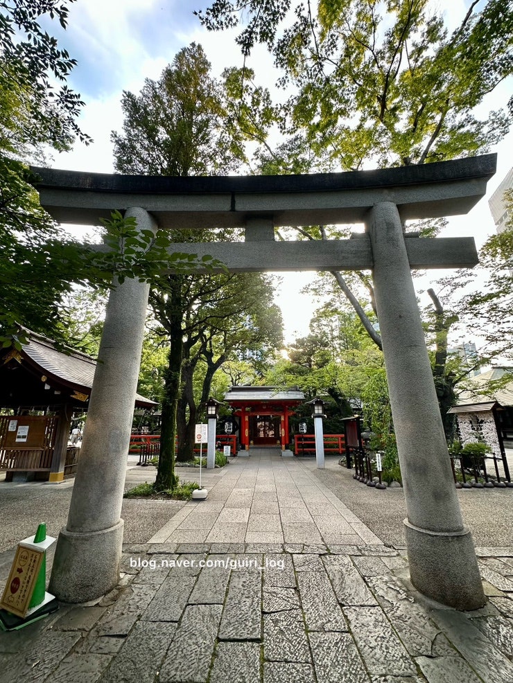 아타고 신사(愛宕神社), 도쿄타워가 있는 풍경